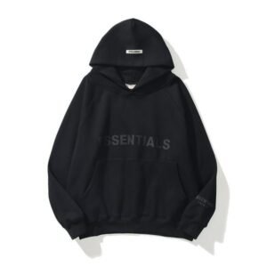 Black Essentials Oversized Hoodie