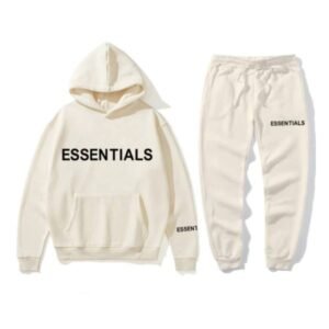 Essentials Spring Hoodie Cream Tracksuit