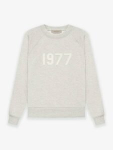 Essentials Crewneck 1977 Sweatshirt – Gray