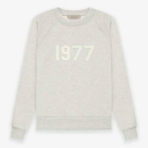 Essentials Crewneck 1977 Sweatshirt – Gray