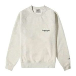 Essentials Fear of God Crewneck Sweatshirt – Light Gray