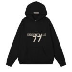 Essentials Fear of God 77 Hoodie Black