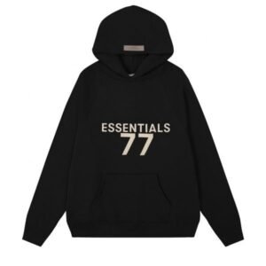Essentials Fear of God 77 Hoodie Black