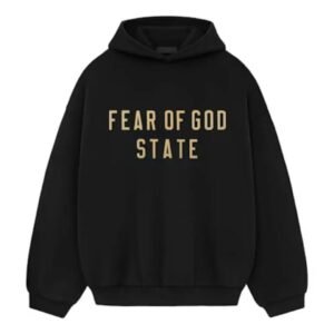 Essentials Fear of God Fleece Hoodie – Black
