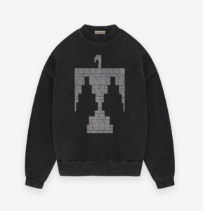 Essentials Thunderbird Crewneck Sweatshirt – Black
