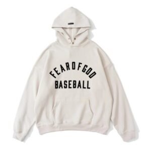 Essentials Fear of God Baseball Hoodie Cream