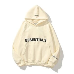 Essentials Oversized Hoodie – Beige