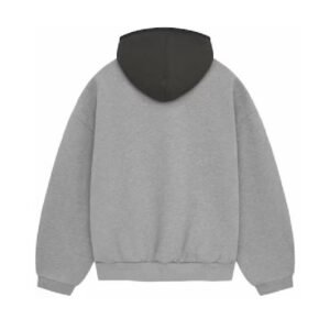 Essentials Fear of God Nylon Fleece Hoodie – Dark Heather Oatmeal