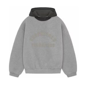 Essentials Fear of God Nylon Fleece Hoodie – Dark Heather Oatmeal